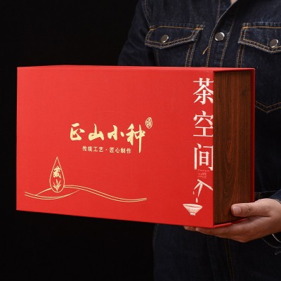 武夷山正山小种特级红茶茶叶礼盒高档陶瓷罐装礼品茶送礼厂家批发图3