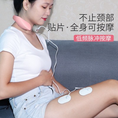 电动家用无线智能脉冲热敷颈椎按摩仪肩颈按摩器颈部按摩护颈仪图2