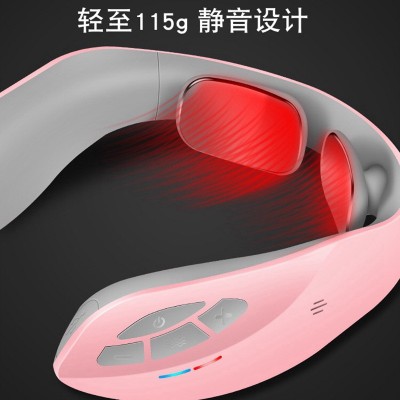 电动家用无线智能脉冲热敷颈椎按摩仪肩颈按摩器颈部按摩护颈仪图4
