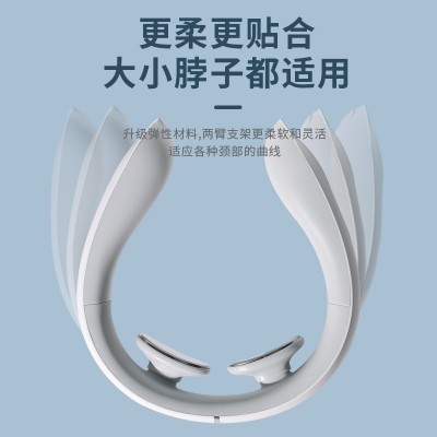 新款电动家用无线智能脉冲热敷颈椎按摩仪护颈仪肩颈颈部按摩器图4