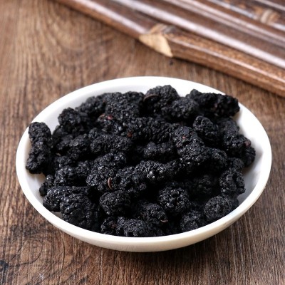 散装桑椹子批发 新货黑桑葚干花果茶大颗粒无沙免洗即食大货批发图4