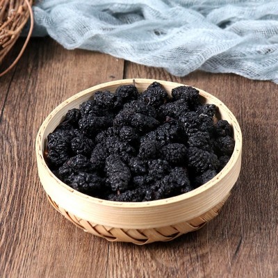 散装桑椹子批发 新货黑桑葚干花果茶大颗粒无沙免洗即食大货批发图3
