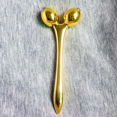 锌合金瘦脸器美容仪滚轮瘦身按摩仪 金属脸部瘦脸仪v脸提位棒图1