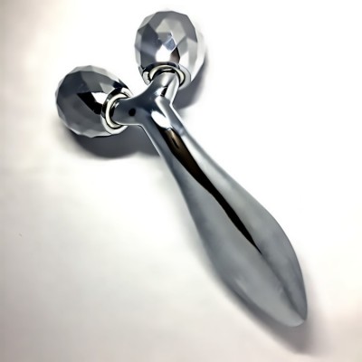 网红3D瘦脸滚轮V脸部按摩仪器美容仪滚轮推拿男女眼部按摩器手动图1