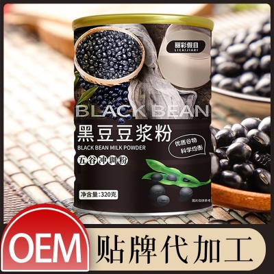 源头工厂 黑豆豆浆粉 袋装 豆奶粉批发 营养五谷代餐粉代+工