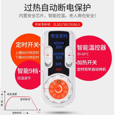 木顿 粗盐护膝 电加热盐袋粗盐热敷包保暖艾灸理疗家用海盐护腿图4