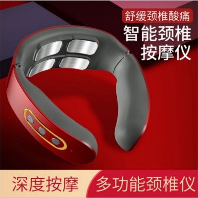 智能全身经络按摩颈椎仪颈椎按摩器颈椎按摩仪脉冲加热护颈仪图3