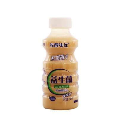 批发牧醇味优益生菌开盖即饮乳酸菌饮料益生元饮品340ML*12瓶批发图4