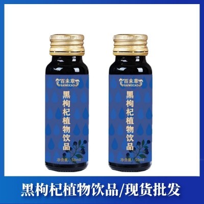 夏季女性黑枸杞原浆现货批发50ml黑枸杞植物饮品口服饮品一件代发