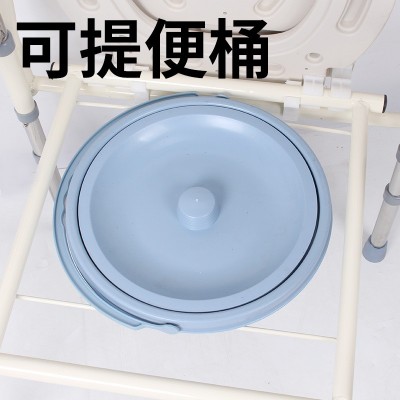 坐便器老人坐便椅孕妇座便椅老年残疾人移动马桶椅座厕椅图4