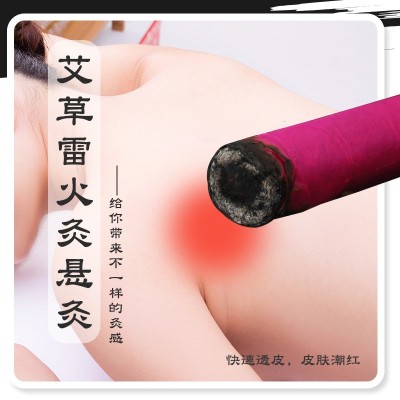 赵氏雷火灸条雷火神针2.8cm加粗药艾条艾柱蕲艾条温灸手作艾草条图2