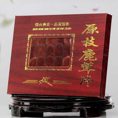 吉林梅花鹿鹿茸片鹿角片血片吉林梅花鹿鹿茸礼盒泡酒料5盒起包邮图5