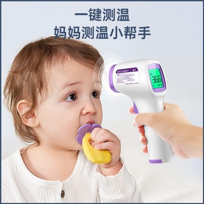 源头工厂现货体温枪非接触式红外电子体温计中英包装跨境图2