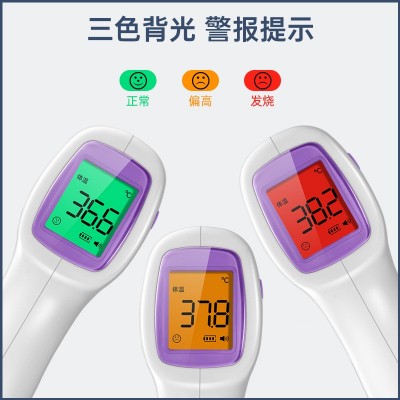 源头工厂现货体温枪非接触式红外电子体温计中英包装跨境图5