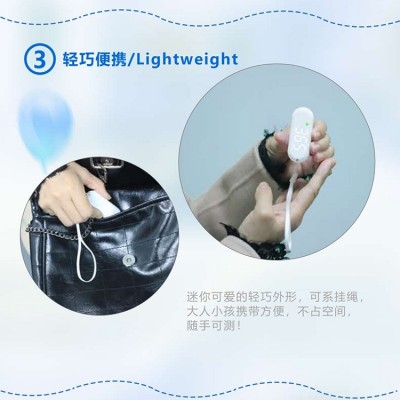 厂家批发 Mini迷你充电 额温枪 小巧便携 电子体温计红外 测温仪图2