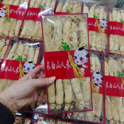 人参 批发吉林长白山人参 批发各规格整枝盒装白参生晒参图4