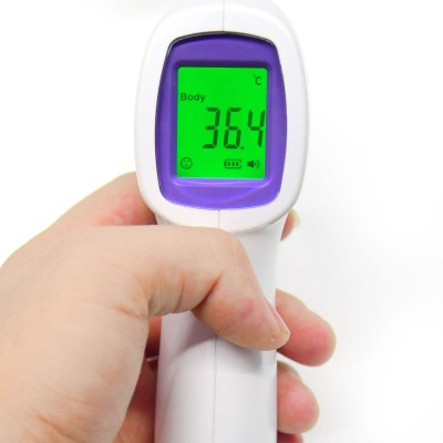 额温枪加工定制非接触式红外体温计贴牌外贸出口家用医用工厂英文图5