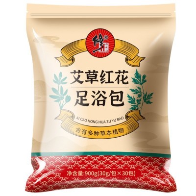修正花椒泡脚艾草艾叶花椒红花生姜泡脚包专用泡脚药包草本足浴包