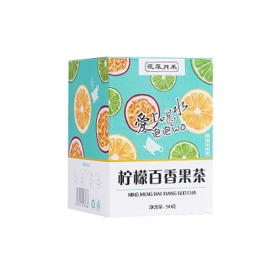 柠檬百香果茶 金桔柠檬百香果茶 冻干青桔百香果网红冷泡茶图5