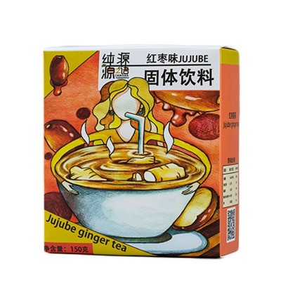 红枣姜茶150g速溶颗粒冲泡驱寒大姨妈姜汤姜母茶中式养生批发茶饮图5