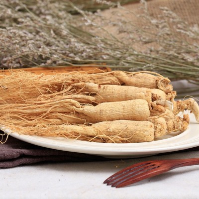 长白山人参批发 吉林厂家生晒参盒装500g25支左右原皮全须白参干图2