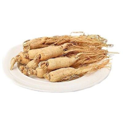 长白山人参批发 吉林厂家生晒参盒装500g25支左右原皮全须白参干图5