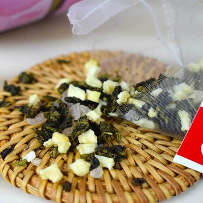 蜜桃白桃乌龙茶 玫瑰茉莉绿茶 罐装花果茶 网红伴手礼品三角包茶图2