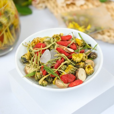 菊花决明子茶 单独小包装设计淡竹叶金银花菊花决明子茶支持代发