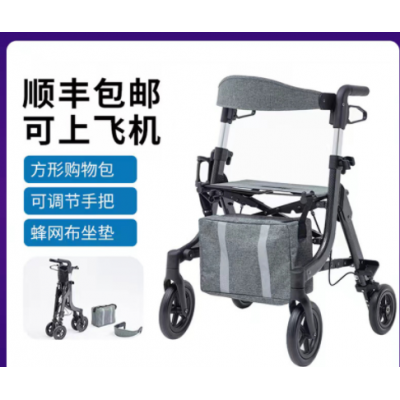 名珠老人助行器走路手推车老年辅助行走器步行扶手架拐杖学步车