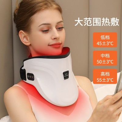 谷德颈椎牵引按摩器颈部拉伸护具固定器家用颈托充气式颈椎矫正器图2