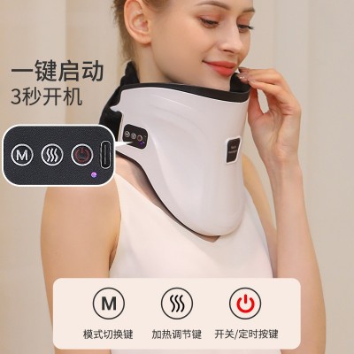 谷德颈椎牵引按摩器颈部拉伸护具固定器家用颈托充气式颈椎矫正器图3
