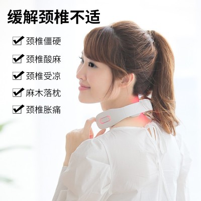 多功能智能颈部低频全息脉冲颈肩按摩仪护颈仪颈椎按摩仪图3