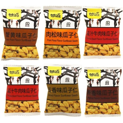 甘源牌蟹黄味瓜子仁散称小包装肉松酱汁牛肉多口味炒货零食图5