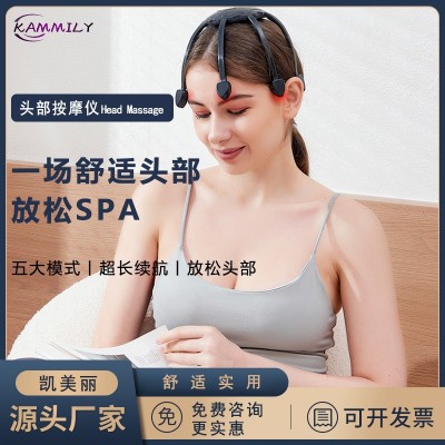 工厂直发八爪鱼头部按摩器多触点点阵式震动按摩仪PP解压新品放松图4