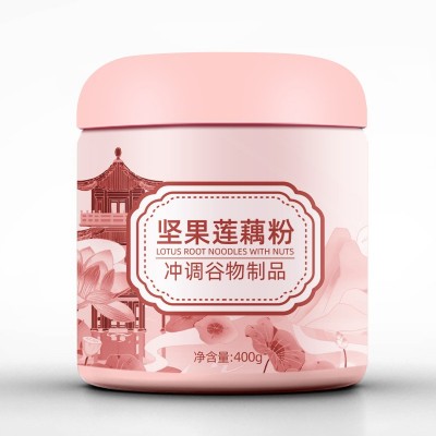 源头厂坚果藕粉羹奇亚籽桂花营养饱腹水果莲藕代餐oem贴牌代加工图2