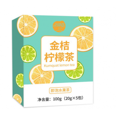 养生代用茶贴牌 小罐装袋泡茶代加工 万花草金桔柠檬茶厂家定制批发