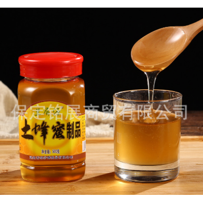 【厂家直供】土蜂蜜洋槐蜂蜜枣花蜜制品批发贴牌一件代发500g图4