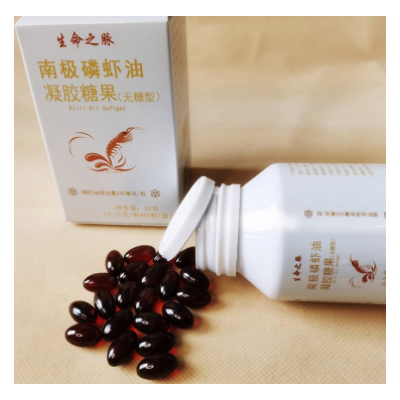 南极磷虾油软件囊 中老年无糖型凝胶糖果 一件代发图3
