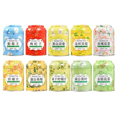 花草茶组合玫瑰花柠檬片胎菊枸杞子金银花金丝皇菊蒲公英贡菊批发图2
