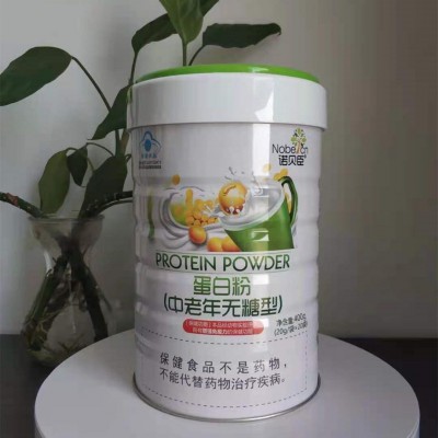 诺贝臣 蛋白粉【中老年无糖型】400g 牛奶粉 中老年无糖蛋白粉图4