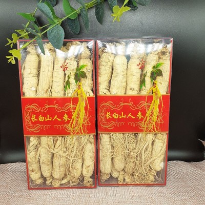 长白山人参，白参，生晒参500克一盒图2