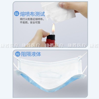 亿之伴洛华独立包装一次性医用外科口罩三层口罩无纺布口罩成人
