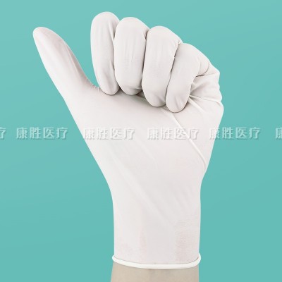 华丽康一次性橡胶检查手套医用检查牙科医护有粉非独立盒装100只