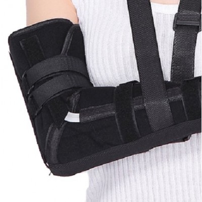 医用肘关节固定带I型骨折外固定 可拆卸进行角度调节图2