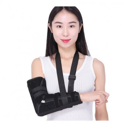 医用肘关节固定带I型骨折外固定 可拆卸进行角度调节