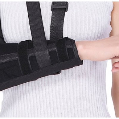医用肘关节固定带I型骨折外固定 可拆卸进行角度调节图4