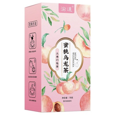 蜜桃乌龙茶爆款推荐20包三角茶包养生茶花茶盒装水果粒茶组 合批发图5