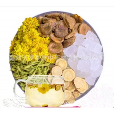 夏日清凉茶小包 冰糖菊花茶罗汉果金银花 甘草片组合花茶盖碗茶图5