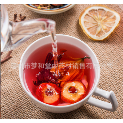 批发桂花柠檬茶洛神花片大麦茶百合花组合花茶图4