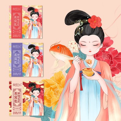 曲线日记即食花胶礼盒滋补品代餐红枣鱼胶干货奶冻花胶大量批发图3